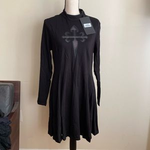 Killstar EVANNA CROSS DRESS XXL